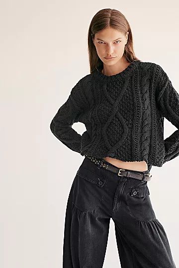 Cutting Edge Cable Pullover | Free People (Global - UK&FR Excluded)