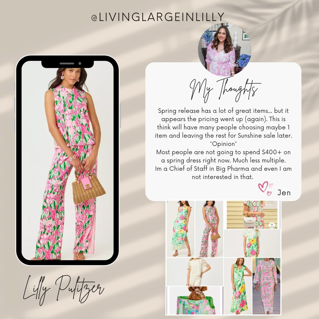 Spam me your thoughts on the Spring line... and the prices. Im dying to hear your opinions! My daughters name is Poppy so, at least one of those will come home with me. Stay tuned for which one!#lillypulitzer #livinglargeinlilly #poppy #springdress #easterdress

#LTKSeasonal #LTKPlusSize #LTKMidsize
