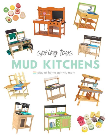 Mud Kitchens are the perfect hands-on toy as the weather gets warmer. Don’t miss out on the cute play food made from stone! How cool is that? 

#LTKfamily #LTKkids #LTKSeasonal