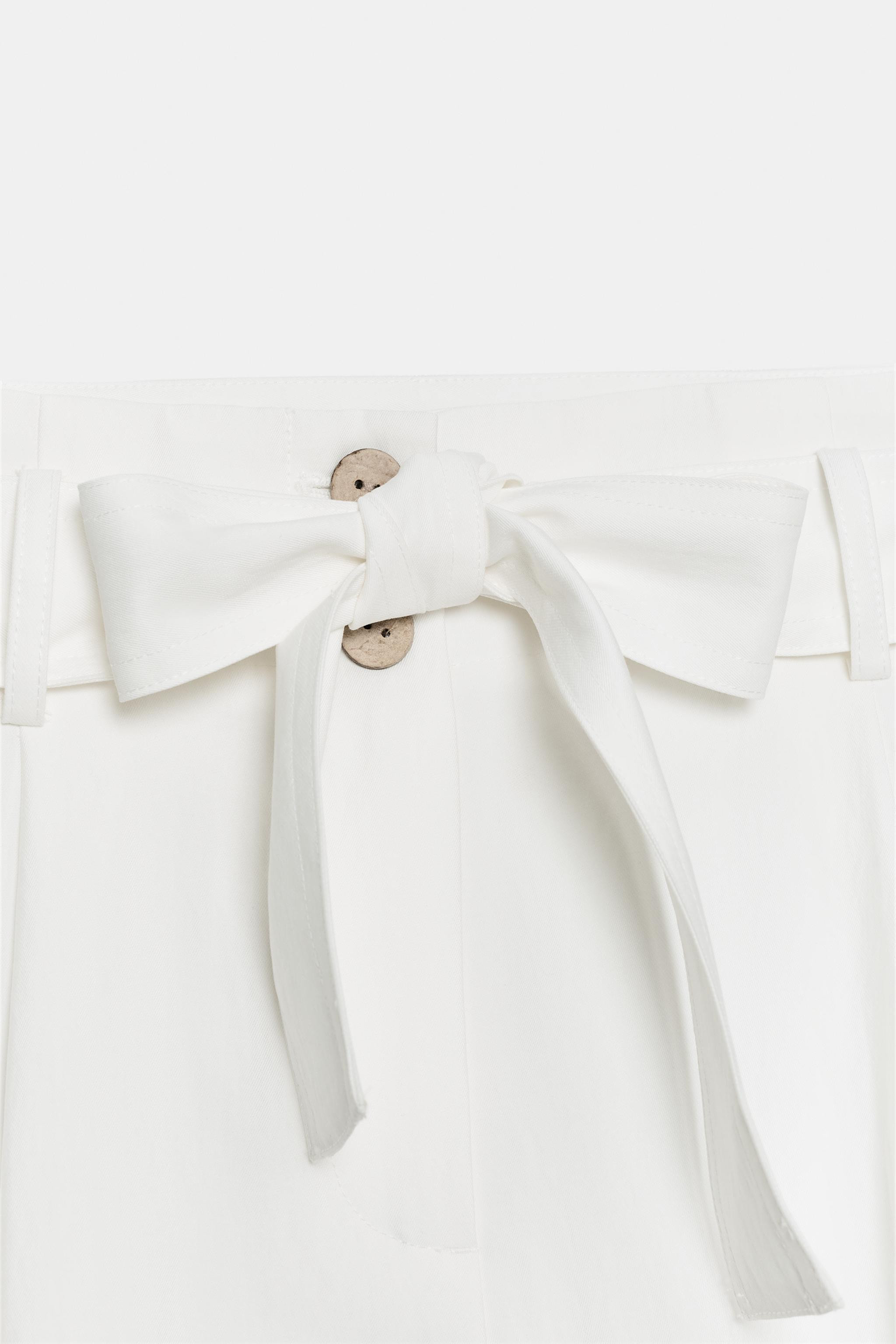 TIE-BELT SHORTS | Zara US