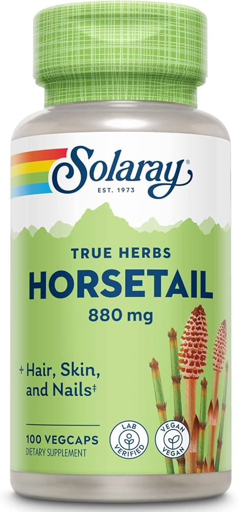 Solaray Horsetail 880 mg | Silica Supplement for Healthy Hair, Skin, Nails & Joint Support | 50 S... | Amazon (US)