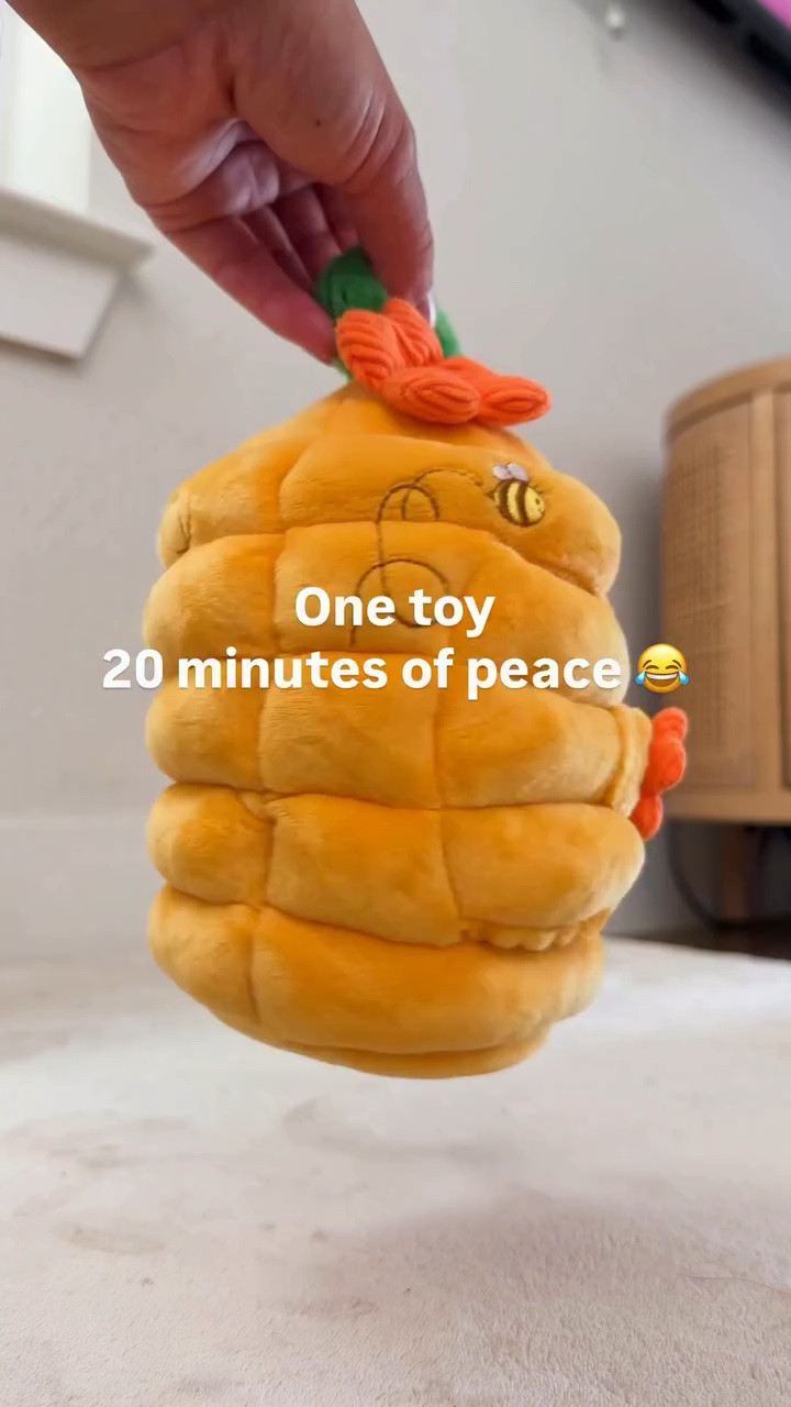 Anytime I can find a toy or an activity that is going to intrigue my baby, peak her interest, and keep her entertained, I am all for it. This beehive has a Velcro clasp she can open and close, with a mirror that she can look at herself in, a handle so that she can pick it up, plus all of the bees inside have different centuries, she’s been really loving this one!

#babytoys #kidtoys #7monthold

#LTKKids #LTKBaby