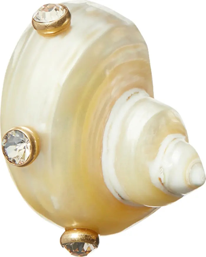 Tory Burch Shell Stud Clip-On Earrings | Nordstrom | Nordstrom