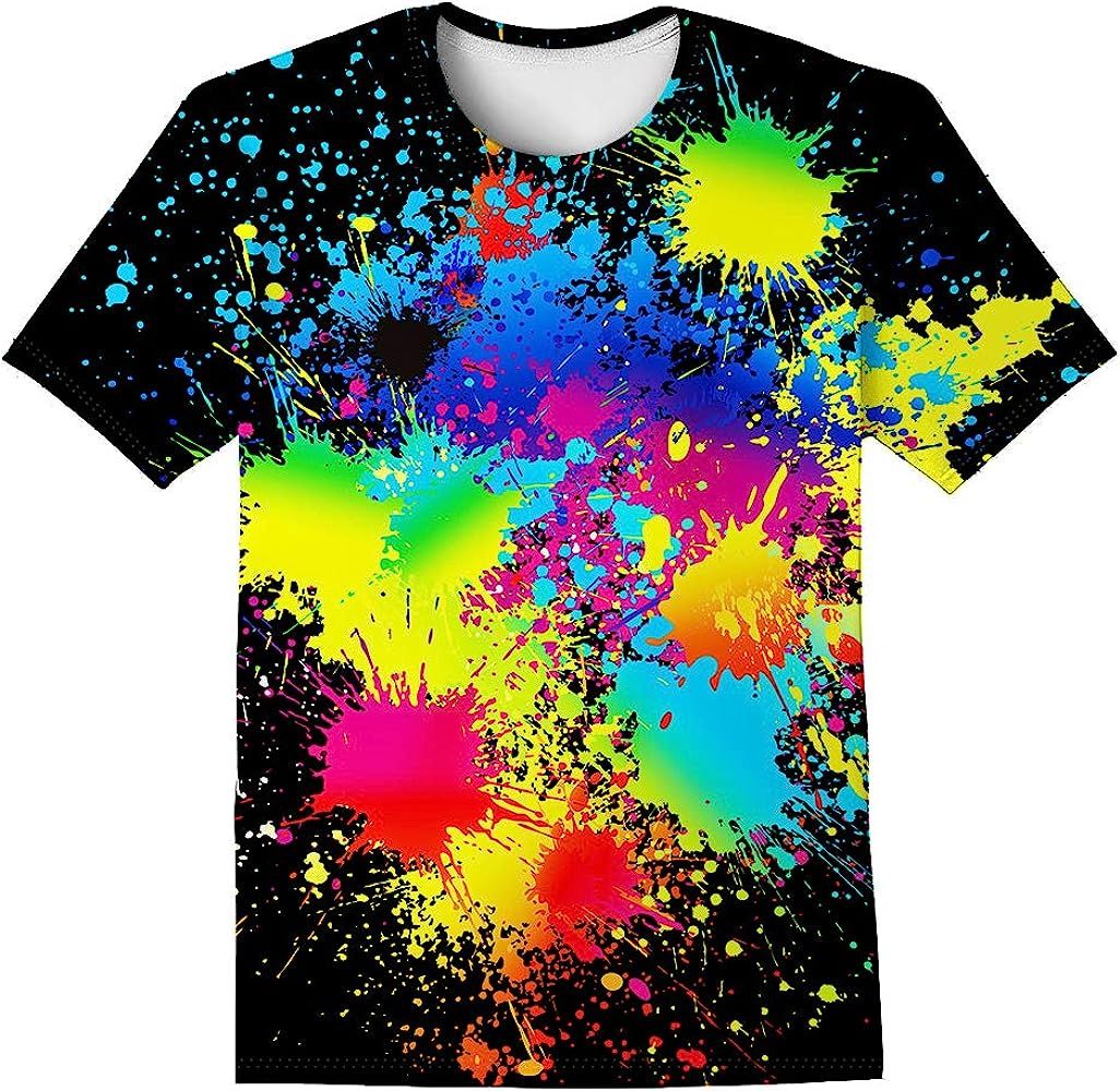 LAIDIPAS Boys Girls 3D Graphic Shirts Cool Crewneck T-Shirt Unisex Short Sleeve Top Tees 6-16 Yea... | Amazon (US)
