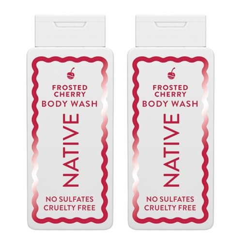 Native Limited Edition Frosted Cherry Body Wash Holiday Set, Sulfate-Free, Cruelty-Free, 18 fl oz, 2-Pack | Amazon (US)