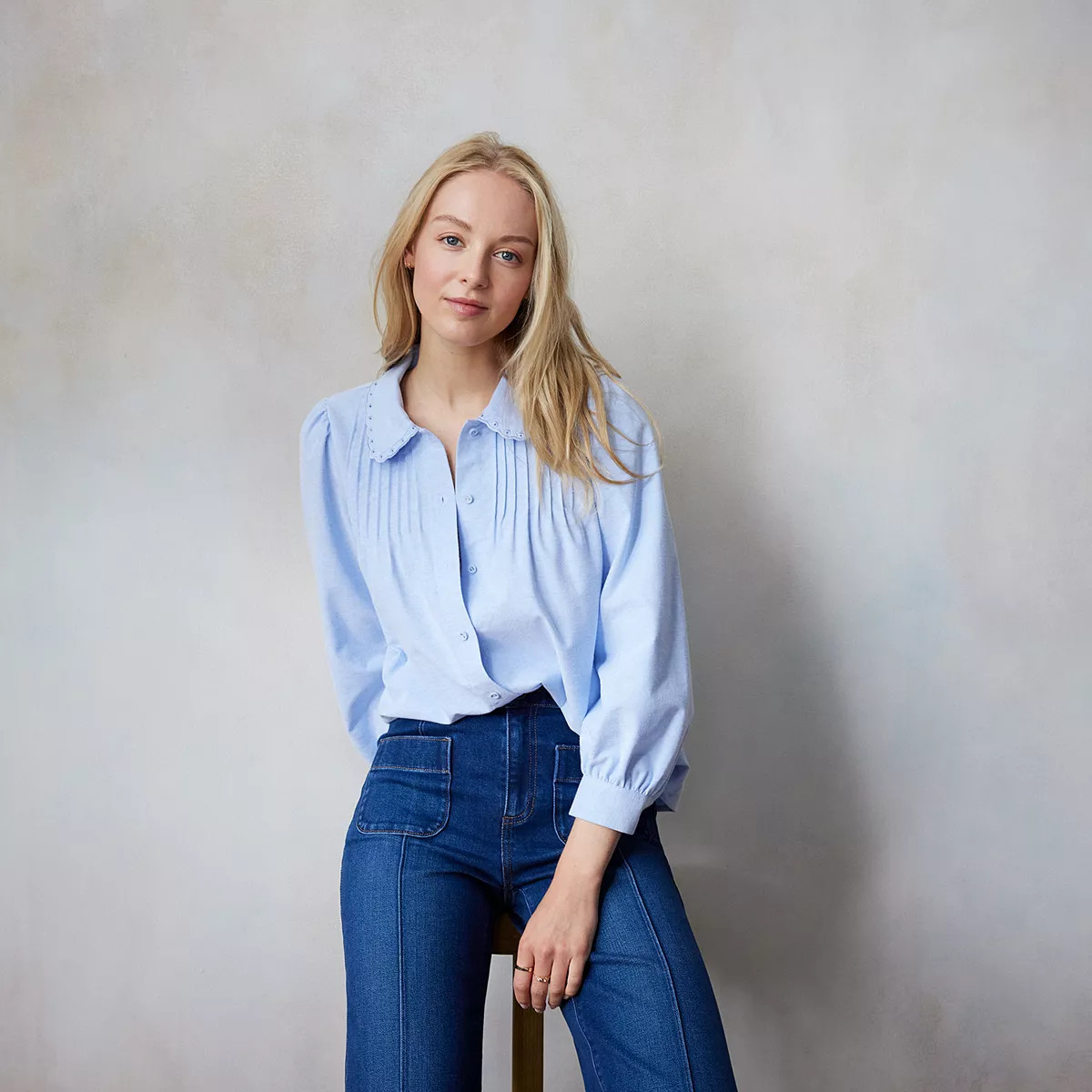 Women's LC Lauren Conrad Peter-Pan Collar Button Front Shirt | Kohl's