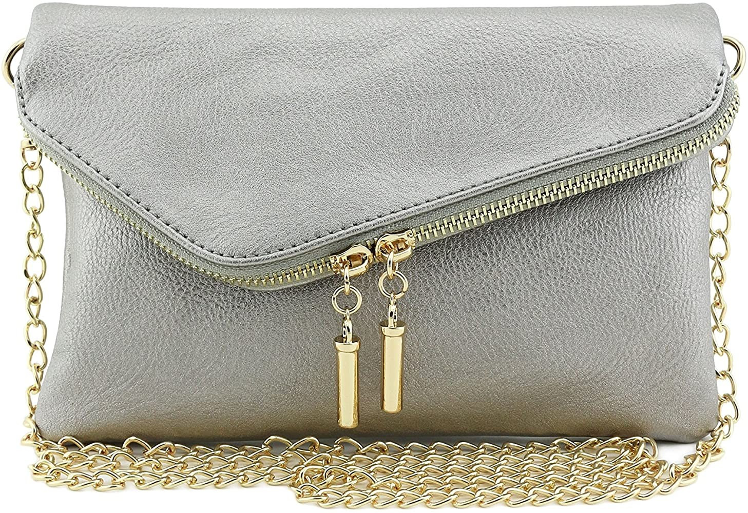 Envelope Wristlet Clutch Crossbody Bag with Chain Strap | Amazon (US)