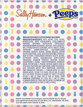 Sally Hansen Insta Dri Nail Polish Duo 2 Pack: PEEPS & LOVE (PEEPS WHITE & PEEPS SPARKLY WILD BER... | Amazon (US)