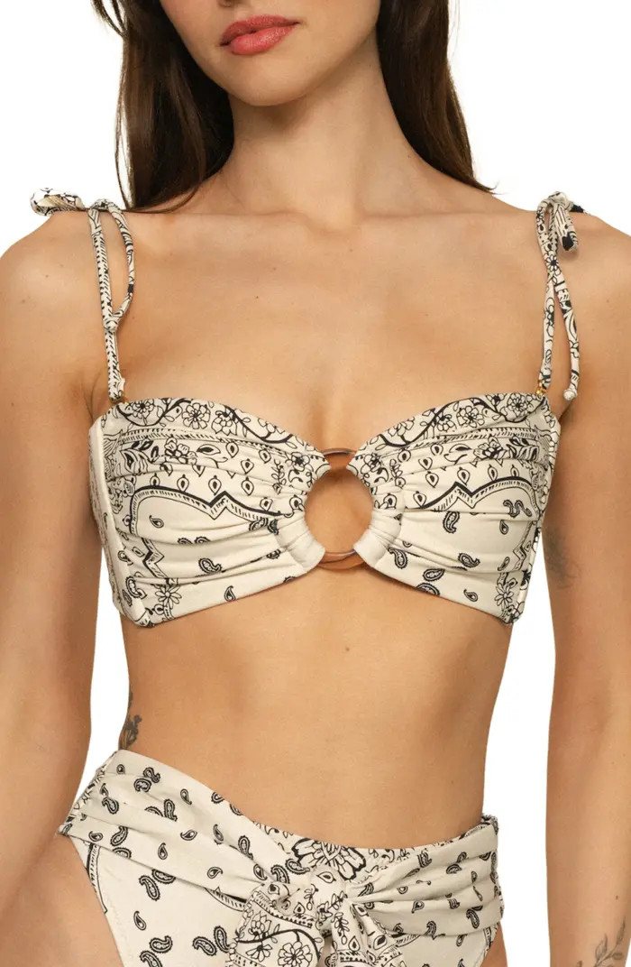MONTCE Ivy Bandana Tori Bandeau Bikini Top | Nordstrom | Nordstrom