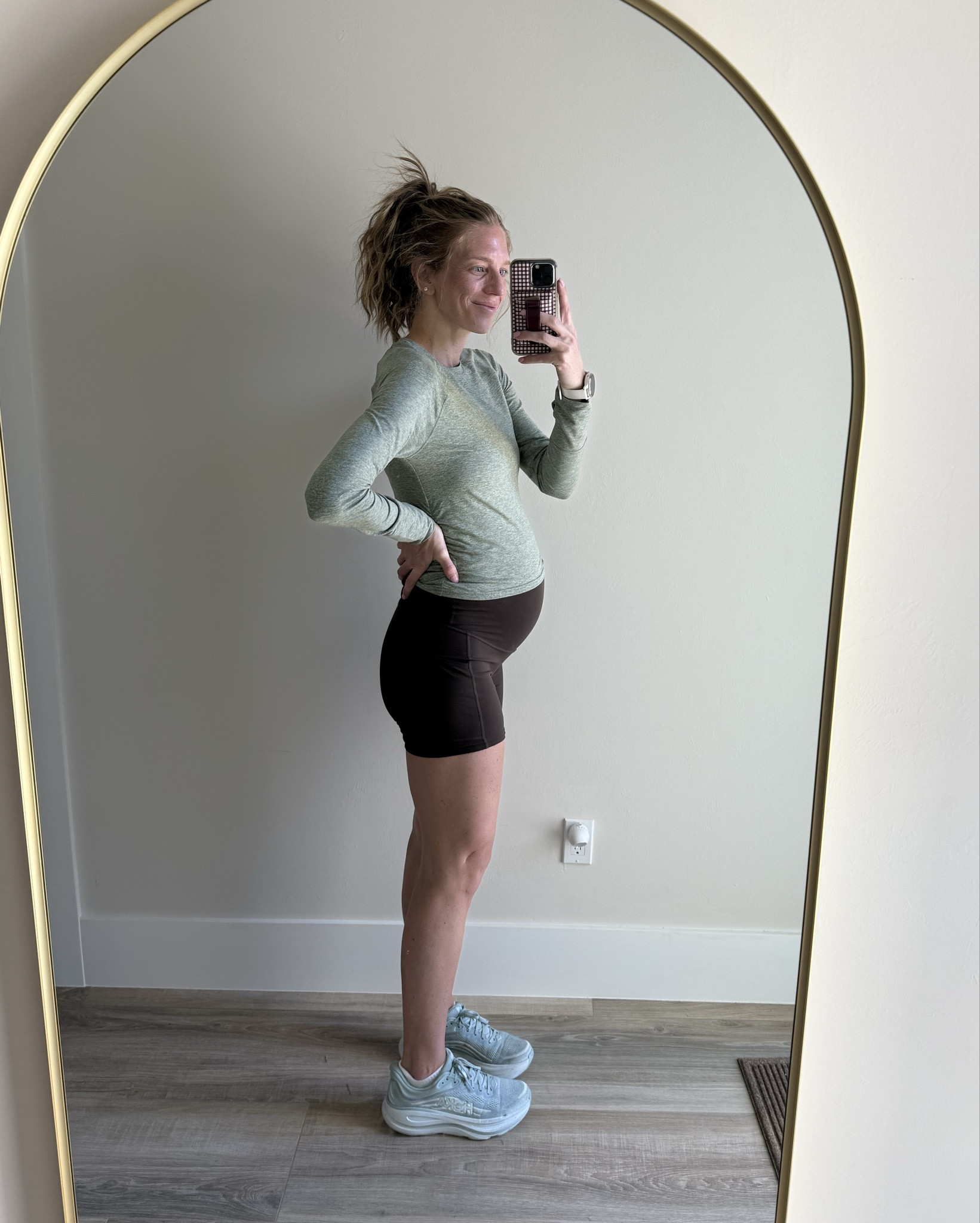 The best maternity biker shorts! The only ones I’ll wear an have worn with both pregnancies. Wore these on my walk. Not restricting but stay up. Size small in everything 

#LTKfitnessgoals #LTKBump #LTKActive
