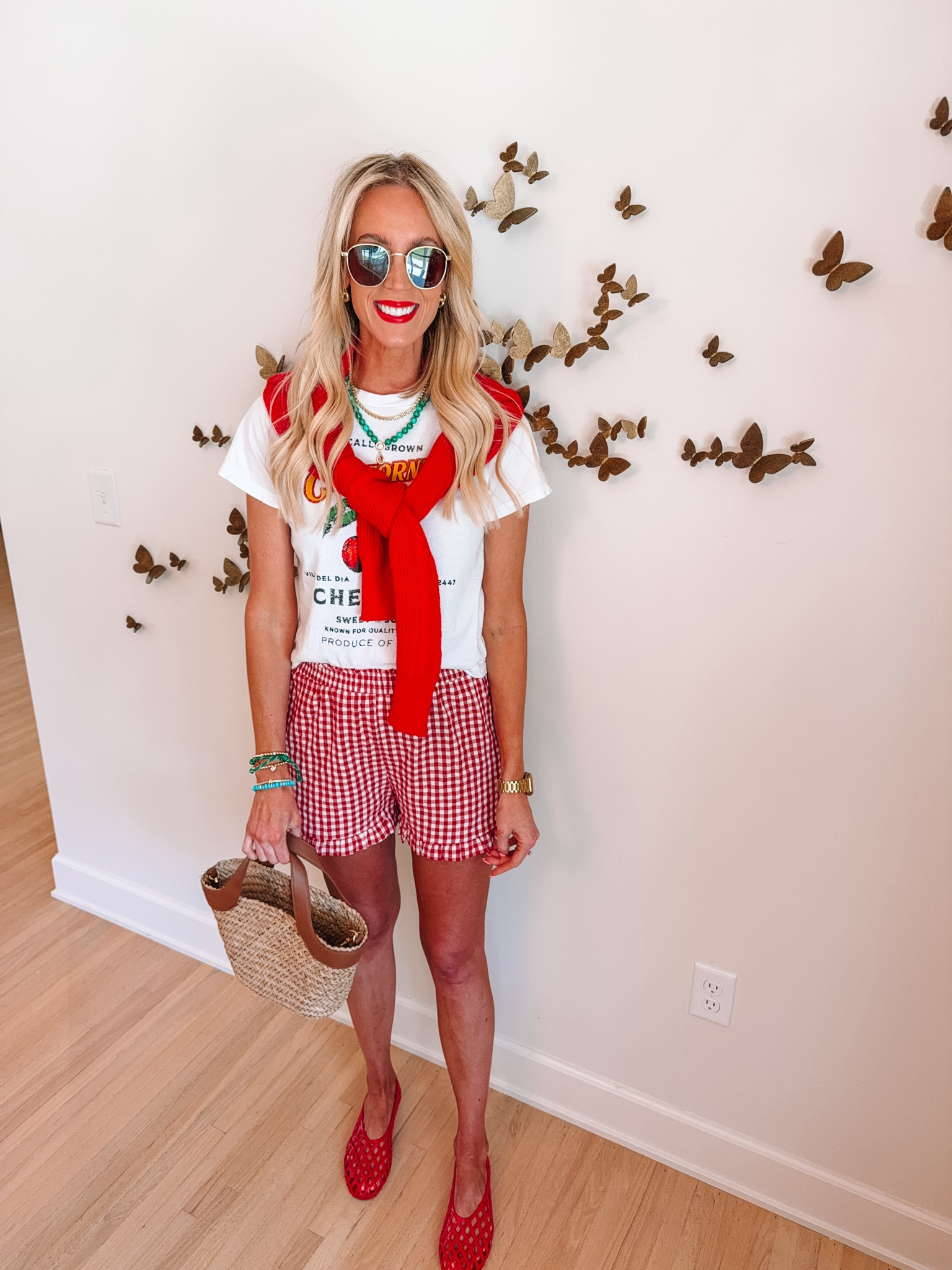 Love these gingham boxer shorts from Amazon! 

Avara bag / Graphic t-shirt / Summer style / Jelly flats

#LTKootd #LTKgrwm