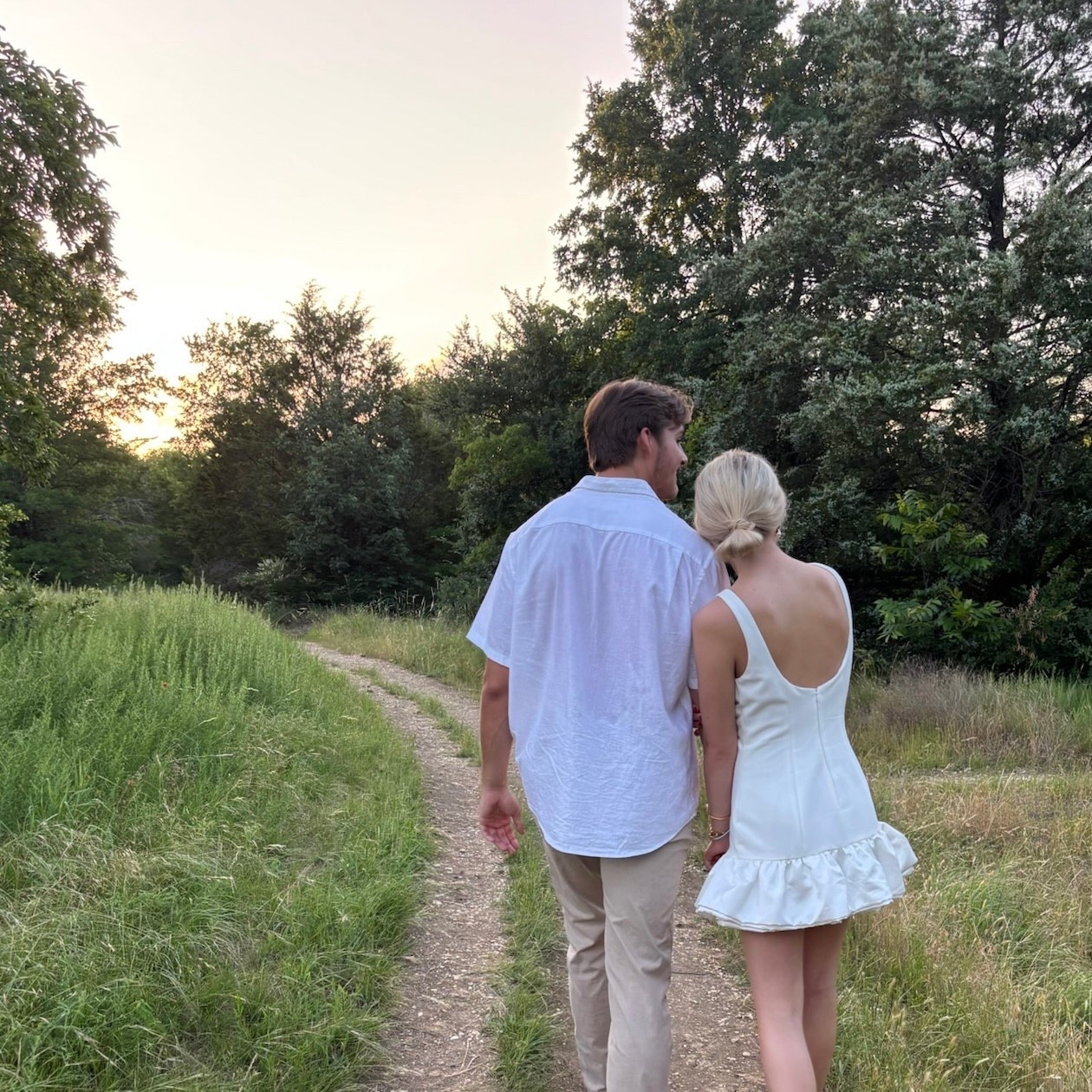 The day we got engaged 🤍 #bridallooks #2026bride #whitedress #engagementpictures 

#LTKSaleAlert #LTKFindsUnder50 #LTKWedding