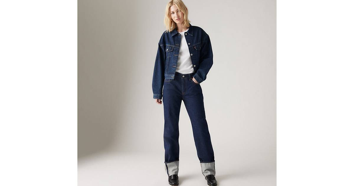 501® '90s Cuffed Selvedge Women's Jeans - Dark Wash | Levi's® US | Levi's US