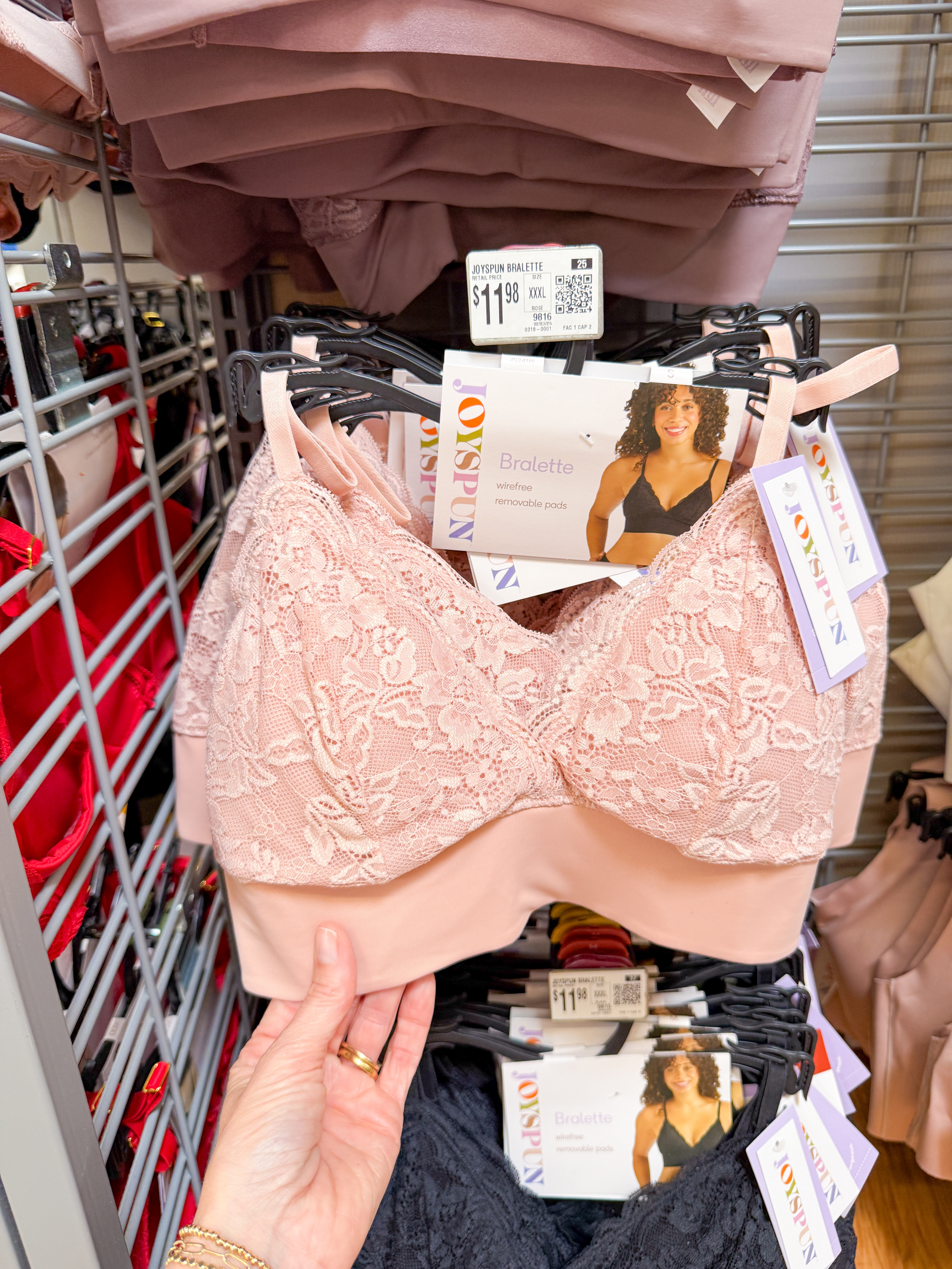 Lace bralette at Walmart

#LTKStyleTip