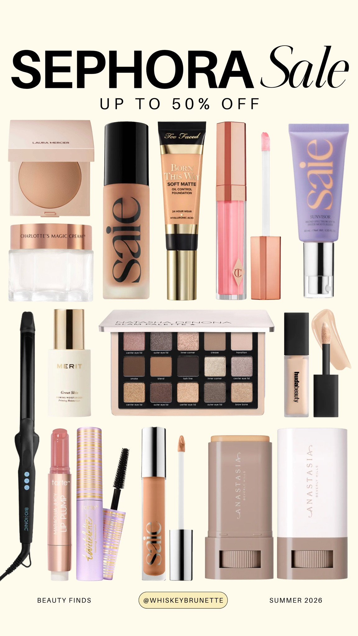 50% off Sephora sale

Everyday makeup favorites
Long wear foundation
Cream blush essentials
Glowy skin products
Waterproof mascara picks
Neutral eyeshadow palettes
Lip gloss must haves
Setting spray favorites
Beauty bag staples

#LTKSaleAlert #LTKSeasonal #LTKBeauty