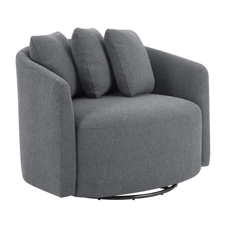 Beautiful Drew Accent Chair by Drew Barrymore, Charcoal Boucle | Walmart (US)