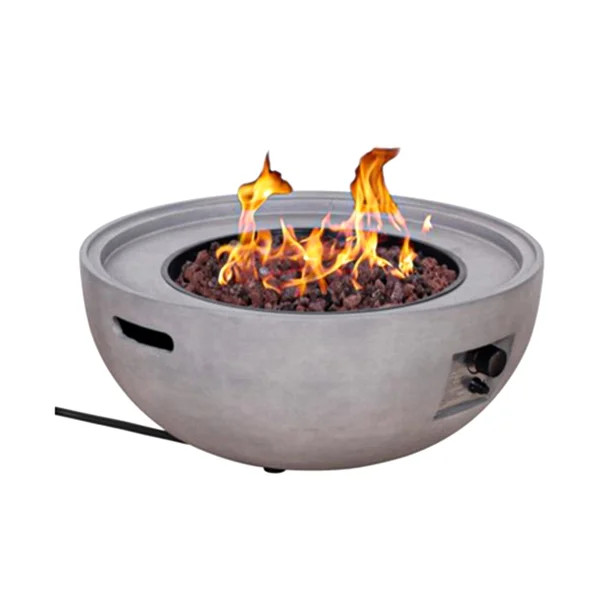 Four Seasons Courtyard 50,000 BTU Round Outdoor Concrete Gas Fire Pit | Walmart (CA)