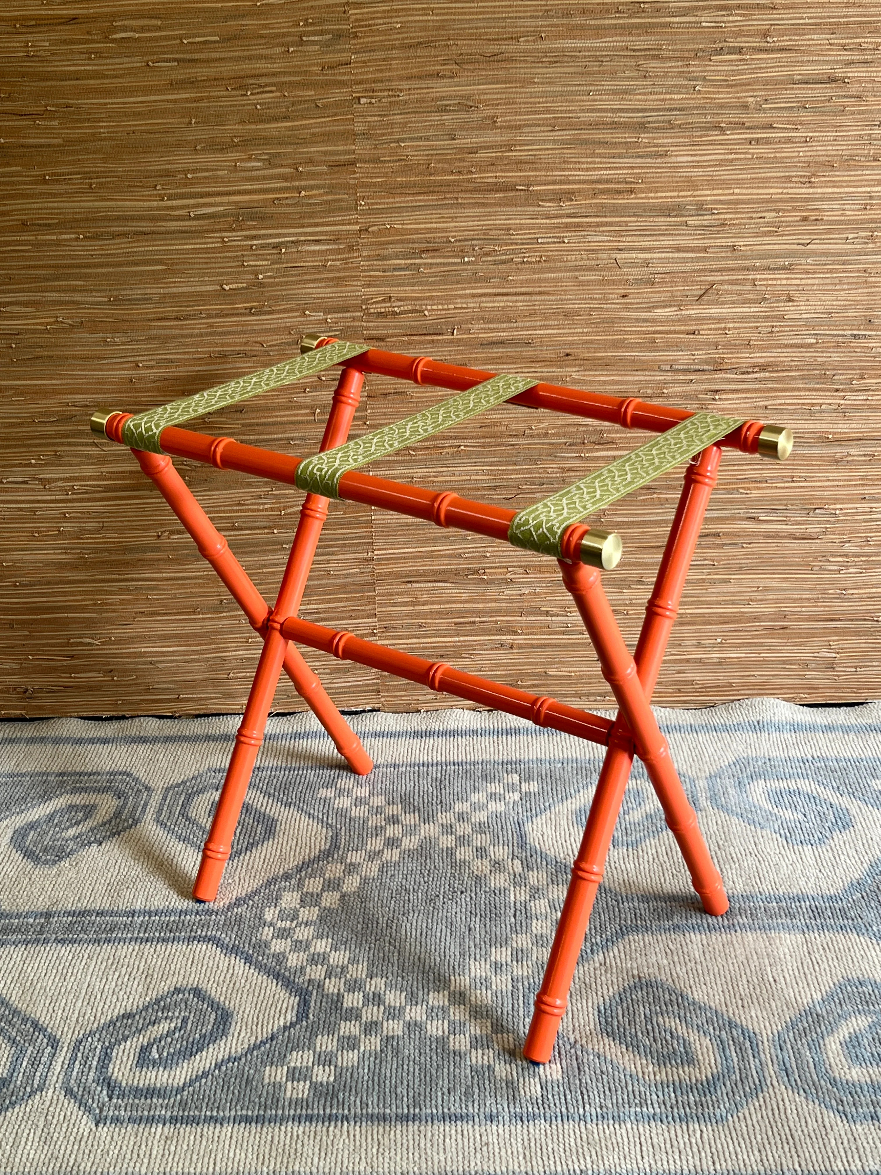 Honey Bamboo Luggage Rack | Stay Luggage Racks