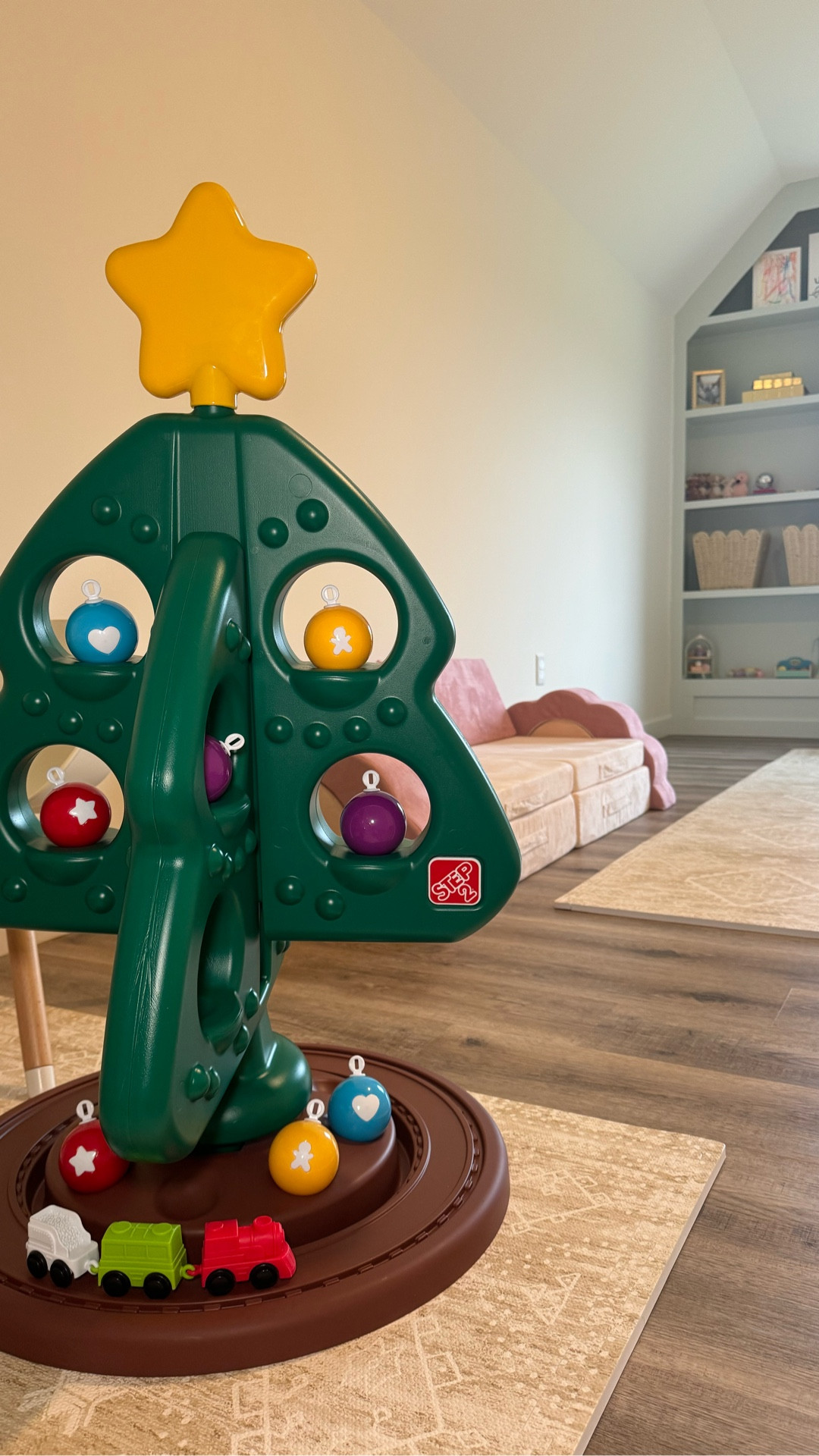 play Christmas tree for toddlers, also a great idea for the elf on the shelf to bring, the star on this specific one that we have sings 3 Christmas songs and lights up #toddlers #momlife #playchristmastree 

#LTKKids #LTKHoliday #LTKSeasonal