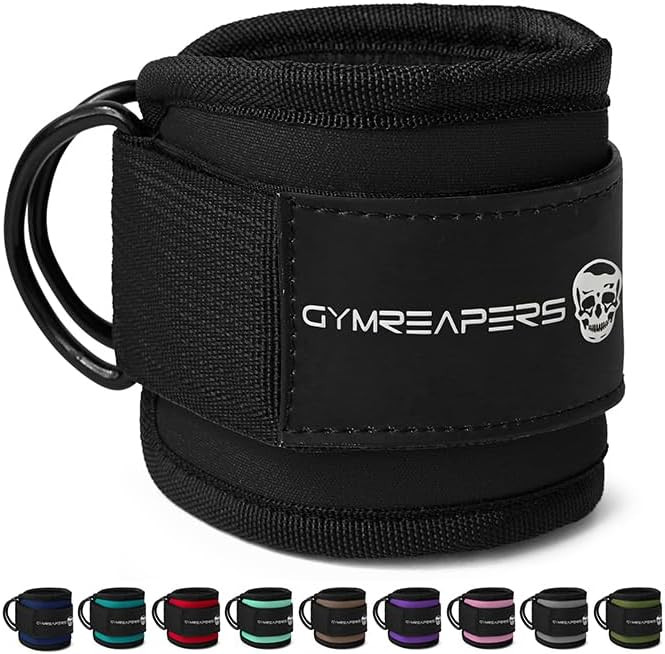 Gymreapers Ankle Straps (Pair) For Cable Machine Kickbacks, Glute Workouts, Lower Body Exercises ... | Amazon (US)