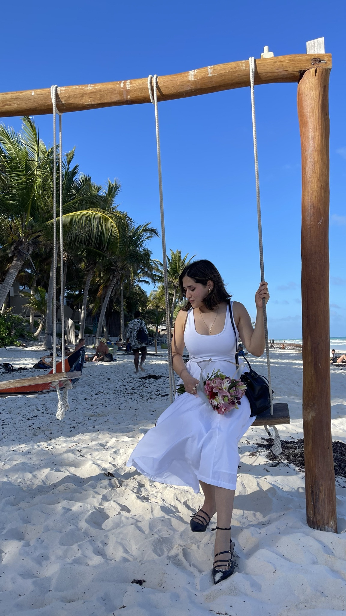 Cute white dress for summer look💕

#LTKstyletip #LTKSpringSale #LTKtravel