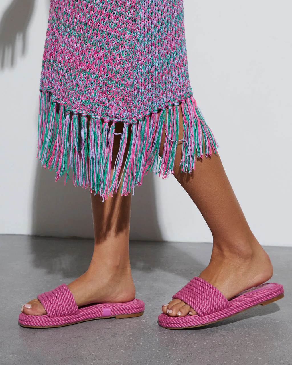 Portia Rope Flat Sandals | VICI