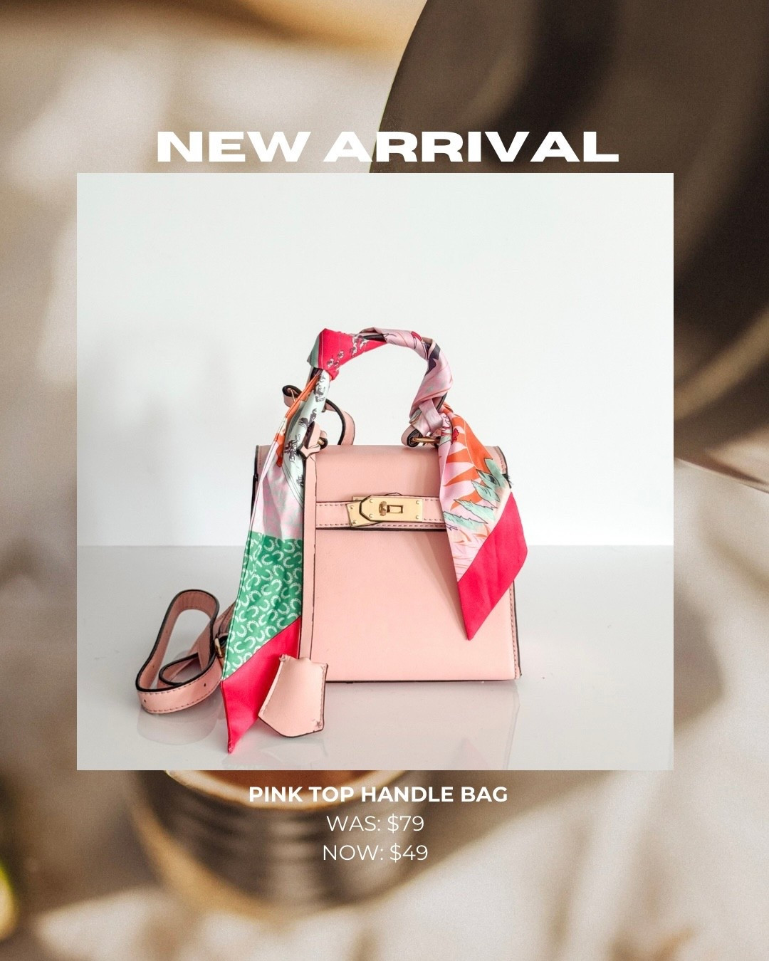 Pink Top Handle Bag
Was: $79
NOW: $49

#LTKSaleAlert #LTKSpringSale #LTKPetite