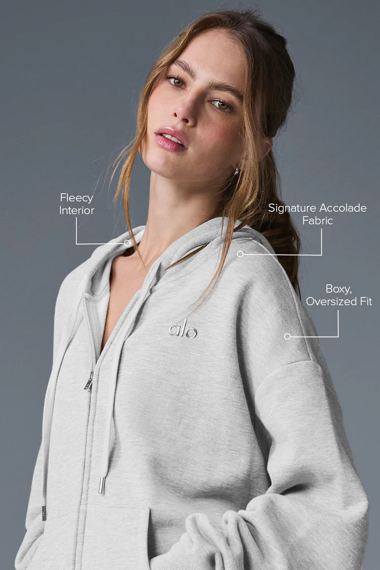 Accolade Full Zip Hoodie | Alo Yoga (US)