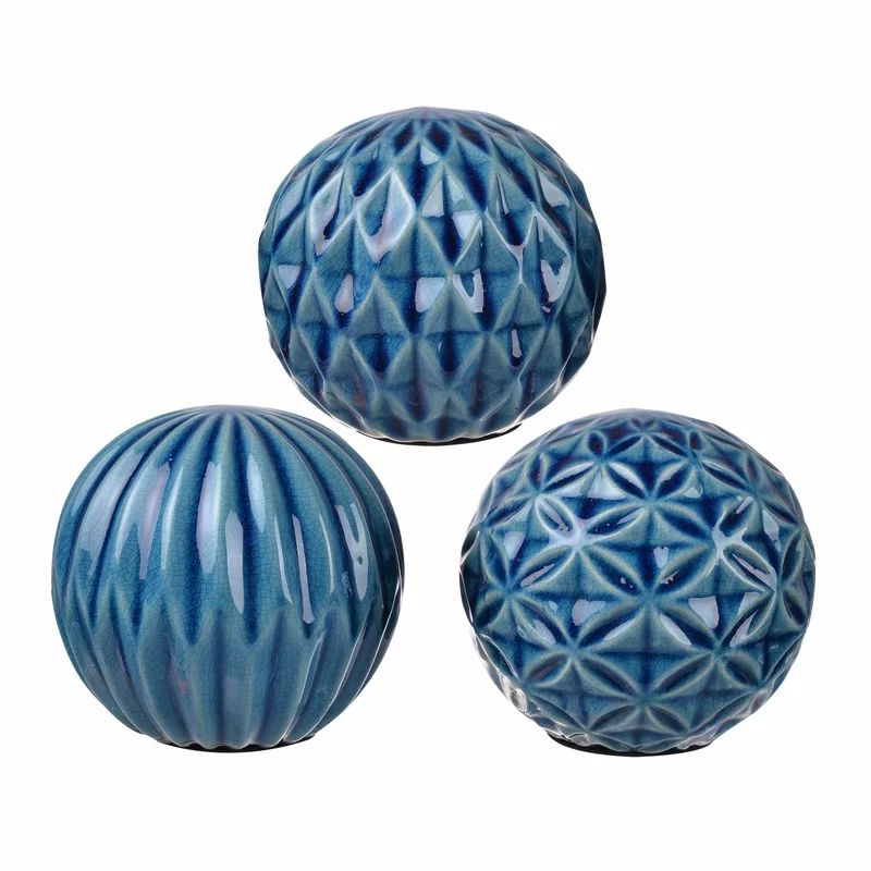 3 Piece Giroflee Ball Sculpture Set | Wayfair North America