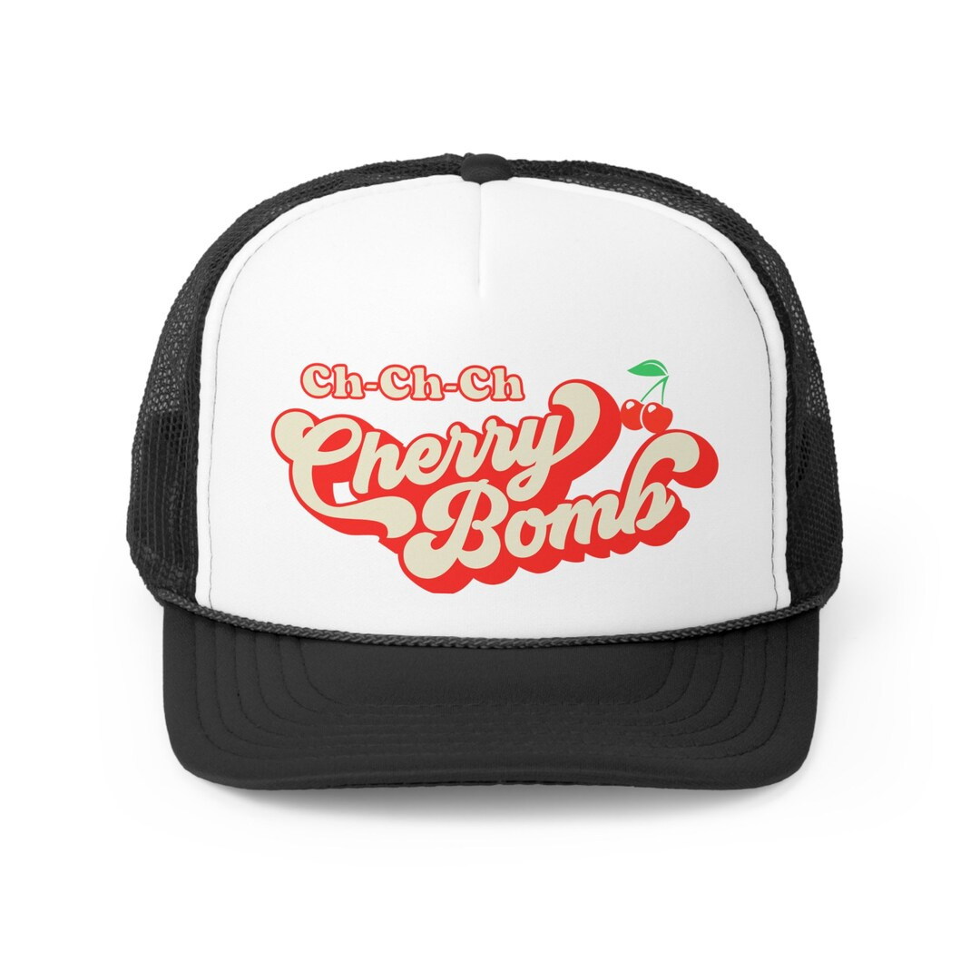 Trucker Caps/graphic/custom/trendy/heavy Metal Trucker Caps/rock N Roll Style/cherry Bomb/unique ... | Etsy (US)