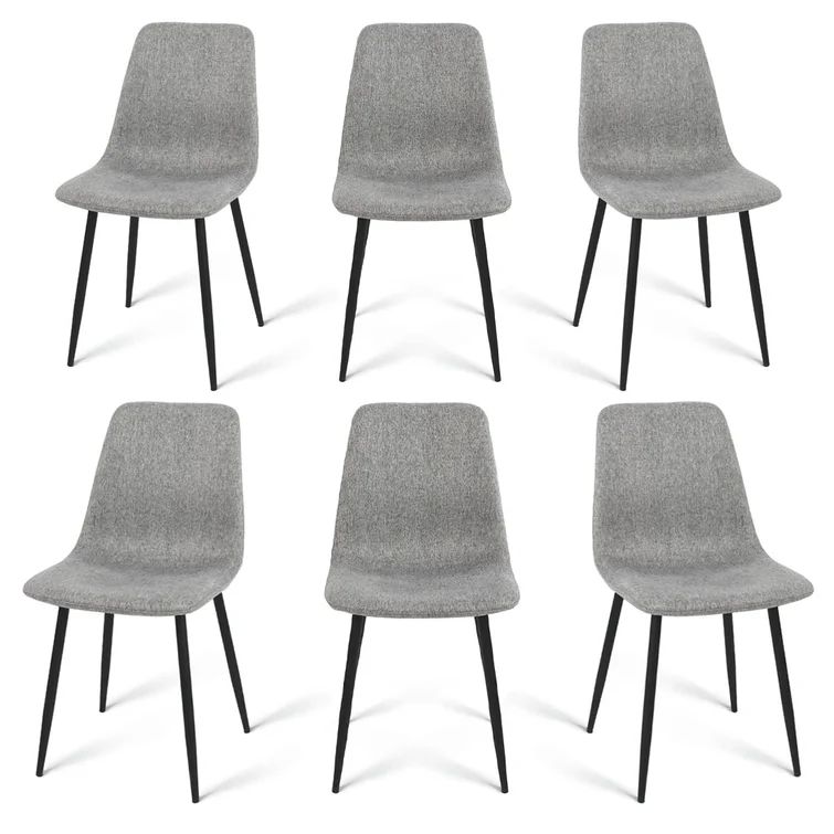 Gainz Upholstered Side Chair (Set of 6) | Wayfair North America