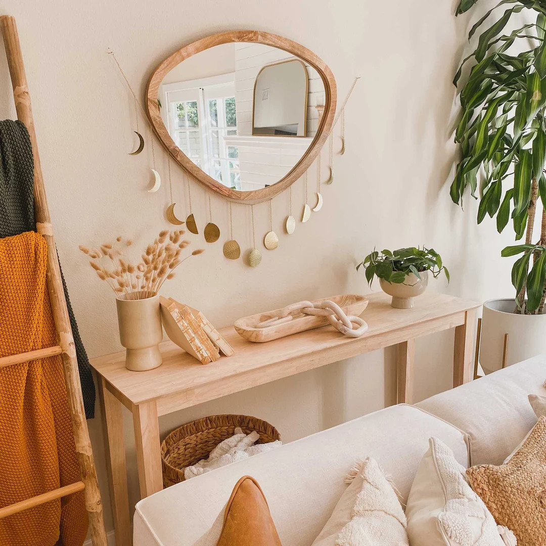 Guirnalda de fases lunares grande de 55" / Decoración de pared bohemia / Colgante de pared con l... | Etsy (US)