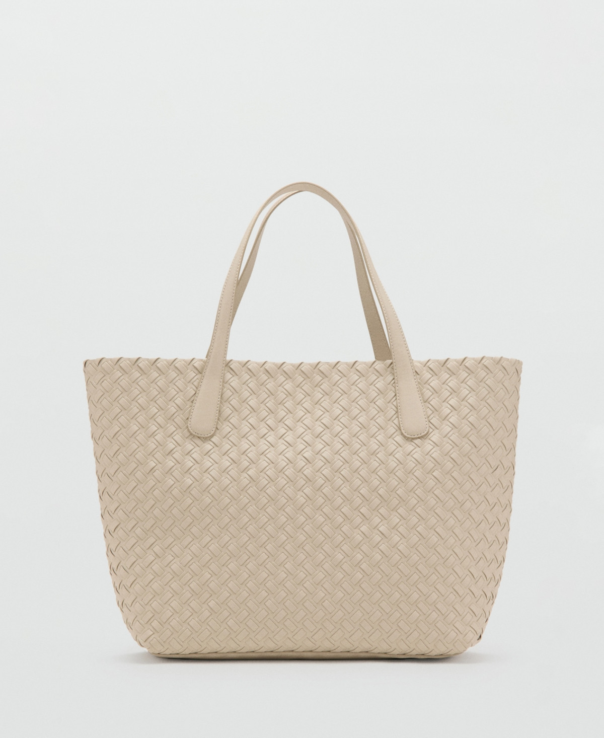 Mango Women's Braided Tote Bag - Off White | Macy's