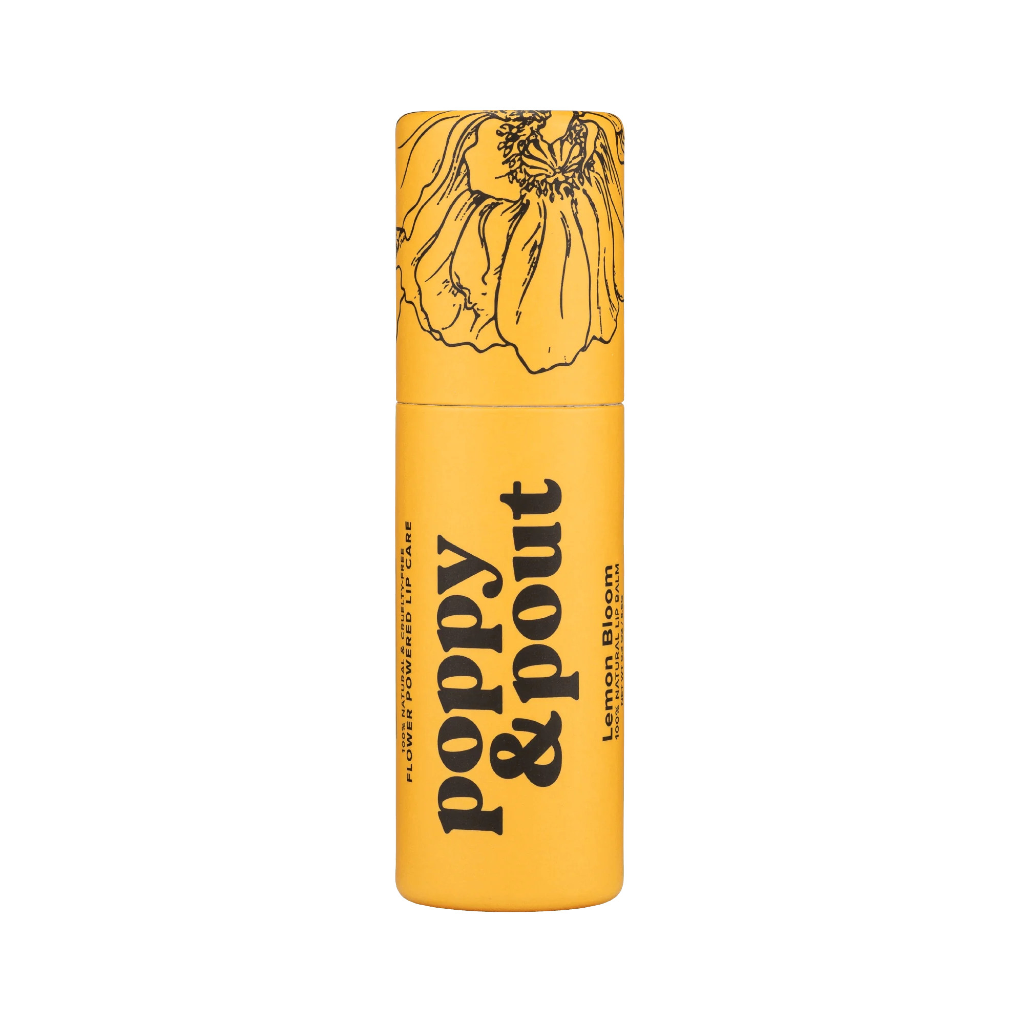 Lemon Bloom Lip Balm – Refreshing & Natural | Poppy & Pout | Poppy & Pout