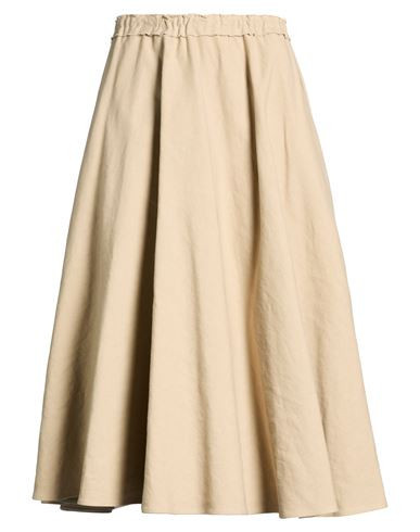 Tod's Woman Midi skirt Beige Size 8 Linen, Cotton | YOOX (US)
