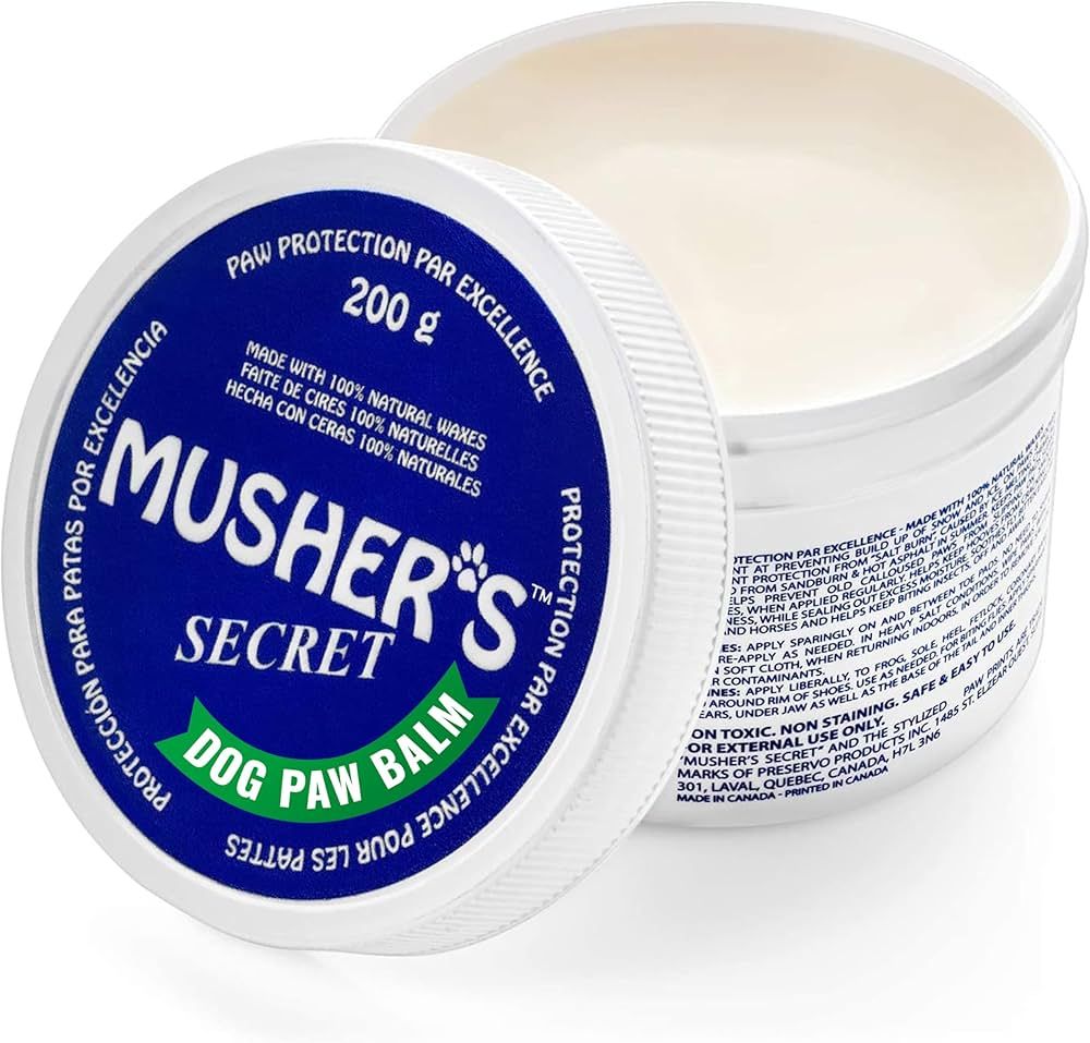 Musher's Secret Dog Paw Wax 200 g (7oz) - Moisturizing Dog Paw Balm that Creates an Invisible Bar... | Amazon (US)