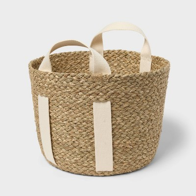 Braided Seagrass Round Basket - Brightroom™ | Target