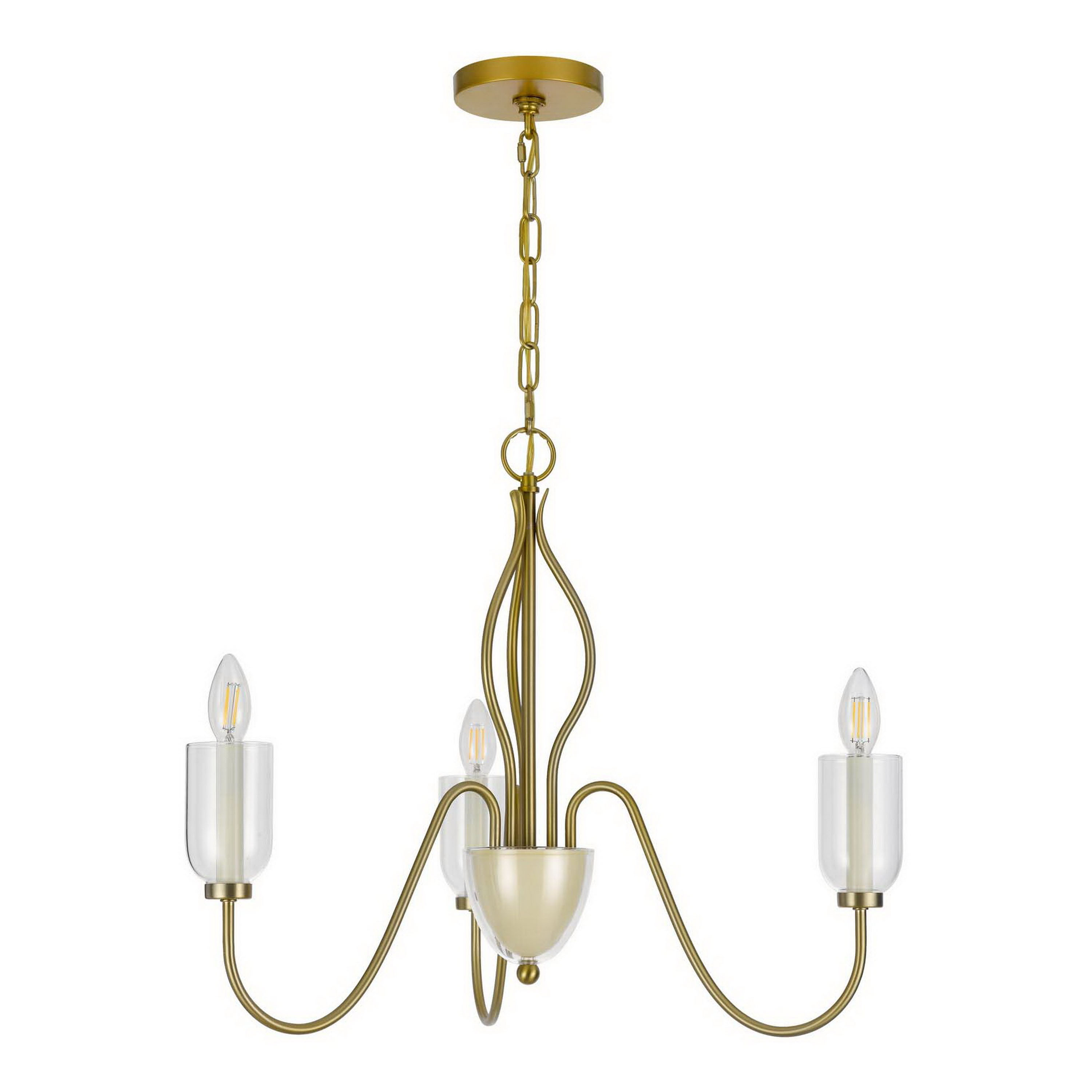 Annabelle Antique Brass Candelabra 3 Light Chandelier | World Market