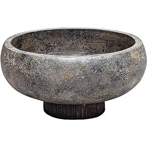 Uttermost Brixton 14" Wide Black Terracotta Modern Decorative Bowl | Amazon (US)