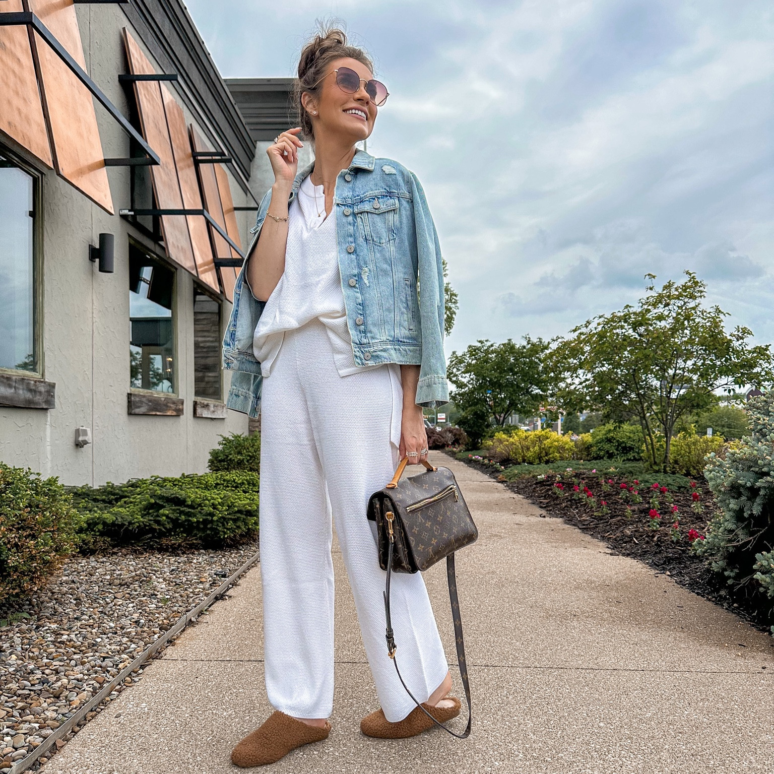 Ready to take on the day in my favorite old navy denim jacket and Amazon mules! 🙌🏼 Shop this look for a casual vibe.

Amazon find: cutest comfy two piece outfit. Wearing size Small. #founditonamazon #denimjacket #sneakers #casualstyle #liketkit

#LTKFind #LTKGiftGuide #LTKunder50