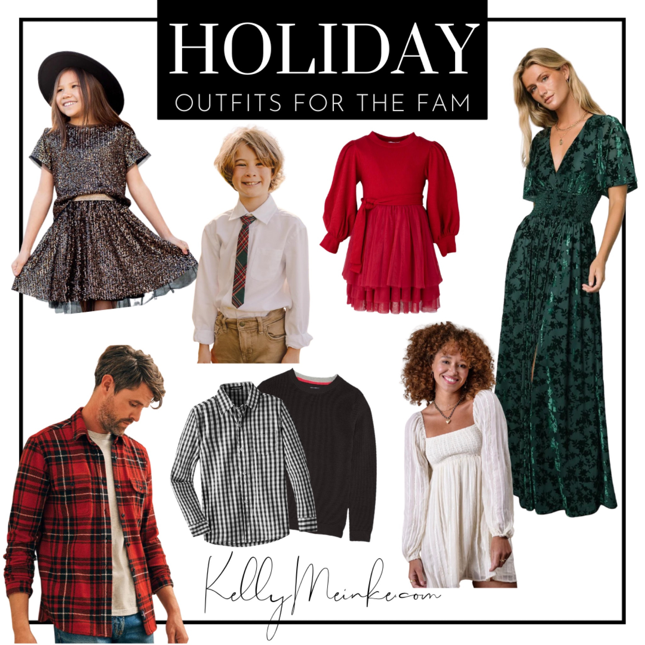 Holiday outfits for the whole fam 🎄Perfect for Family Pictures 🫶

#LTKHolidaySale #LTKSeasonal #LTKHoliday