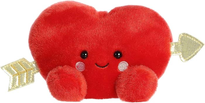 Aurora Adorable Palm Pals Romeo Cupid Heart Stuffed Animal - Fun Seasonal Plush For Kids and Adul... | Amazon (US)