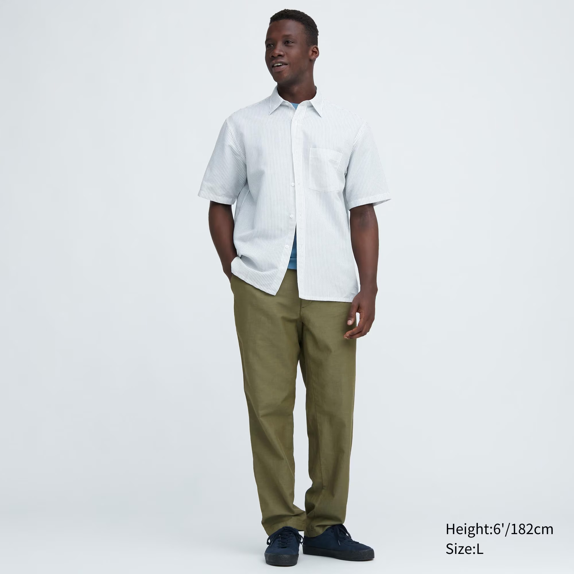 Linen Blend Relaxed Pants | UNIQLO (US)