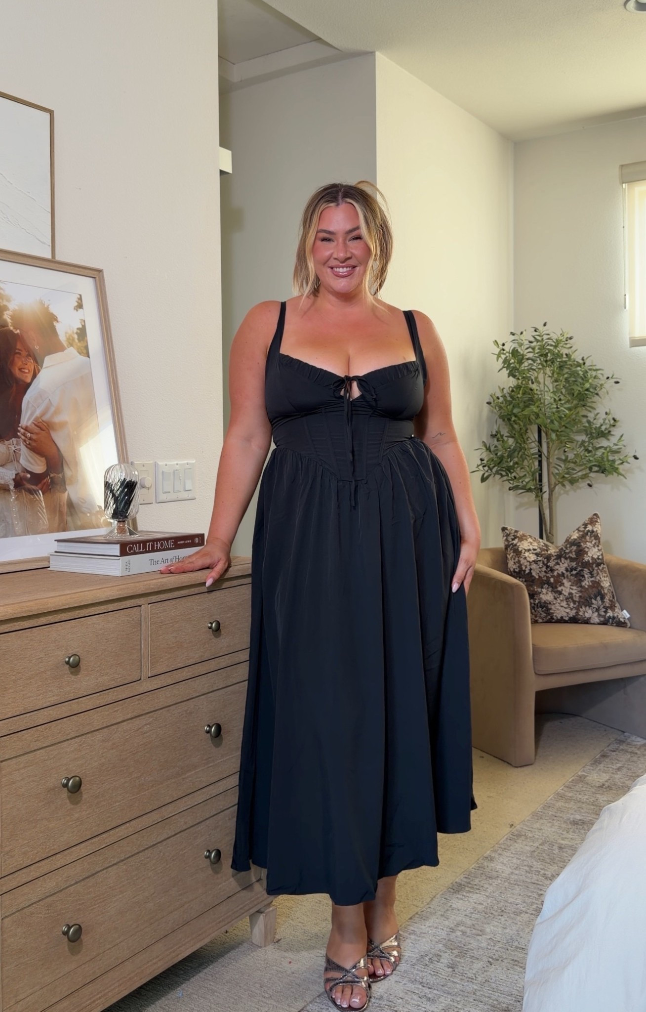 The perfect dress that can be worn for so many occasions! I’m wearing it in an XL ✨

#LTKWedding #LTKMidsize #LTKootd