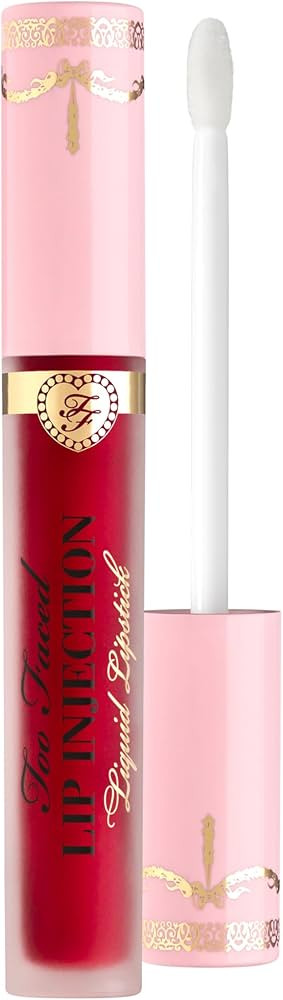 Too Faced Lip Injection Power Plumping Cream Longwear Liquid Lipstick | Hydrating, Matte + Long L... | Amazon (US)