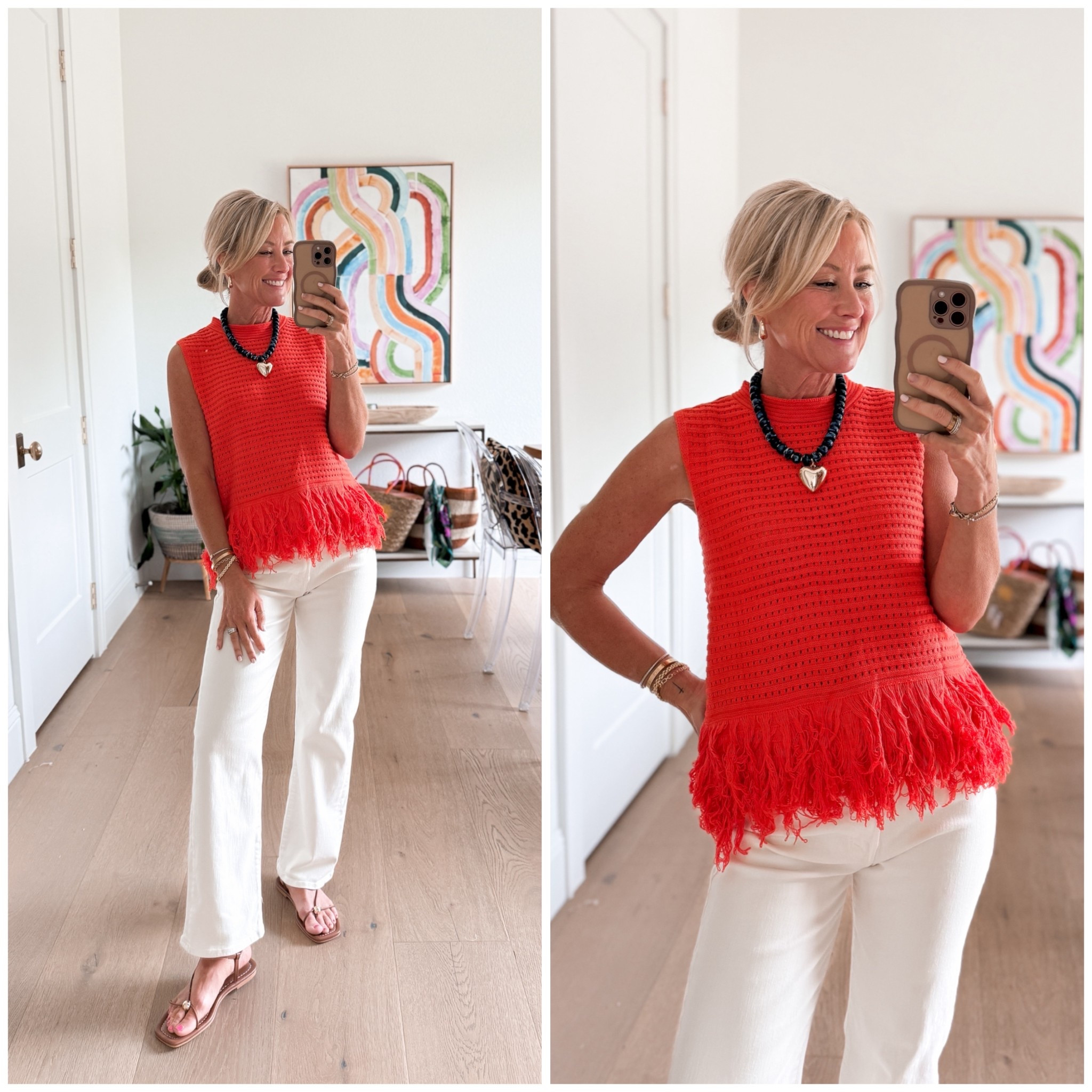 This top is darling and so fun in orange!
Top: Small

#LTKOver40 #LTKSeasonal #LTKootd