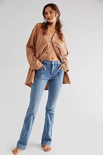 Aiden Slim Flare Jeans | Free People (Global - UK&FR Excluded)