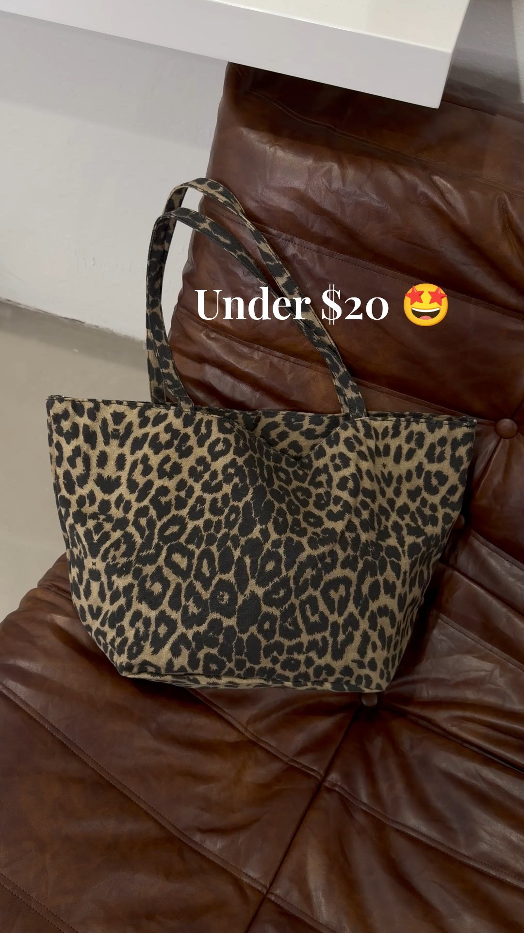 Cute leopard print tote under $20
from Amazon! 

#LTKGiftGuide #LTKPetite #LTKFindsUnder50