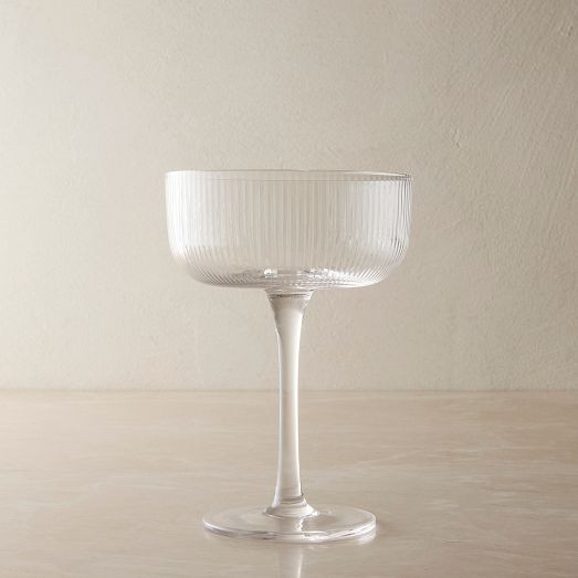 Fluted Coupe Glass Sets | West Elm (US)