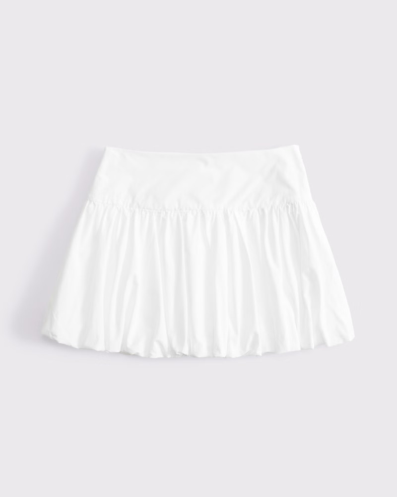 Women's Drop-Waist Bubble Hem Mini Skort | Women's Bottoms | Abercrombie.com | Abercrombie & Fitch (US)